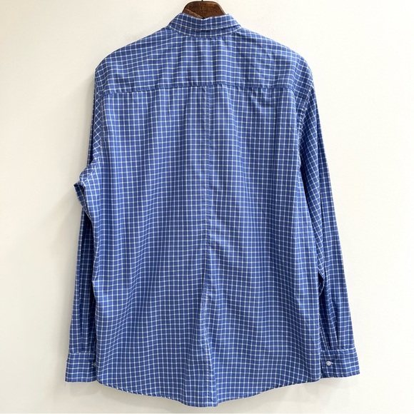 Frank & Eileen Men's Blue White Checkered Plaid Button Up Shirt Size XXL - Picture 2 of 6